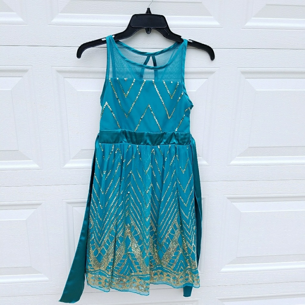 Formal Sequin Dress girls size 14